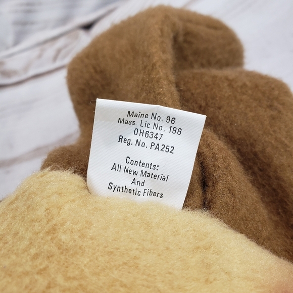 Hallmark Rodney Reindeer Plush Stuffed Toy Large 80s Felt Fleece With Tag 9 Inch - Picture 9 of 10